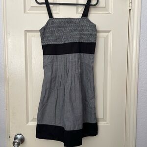 GUESS NWT Black and gray strappy dress